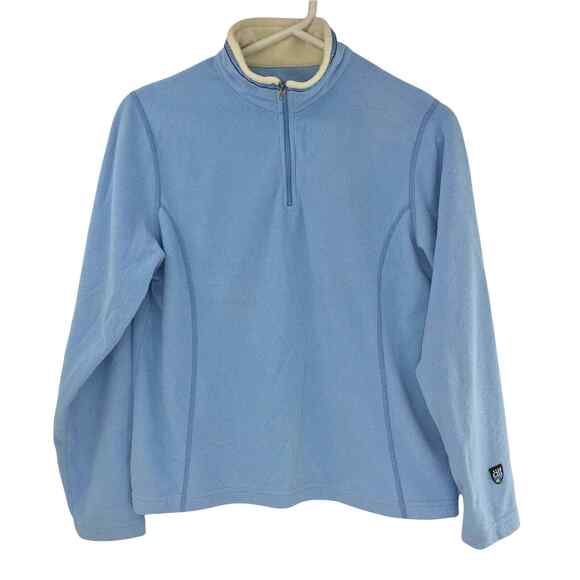 Kuhl Alf Pullover Sweater Womens Small Blue 1/4 Zip Pullover Fleece Long Sleeve - Picture 1 of 7